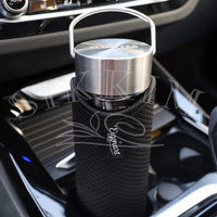 Butelka Szklana JM z zaparzaczem `Black & White` 400ml